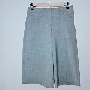 Express Design Studio "Editor" Gray Gauchos Pants